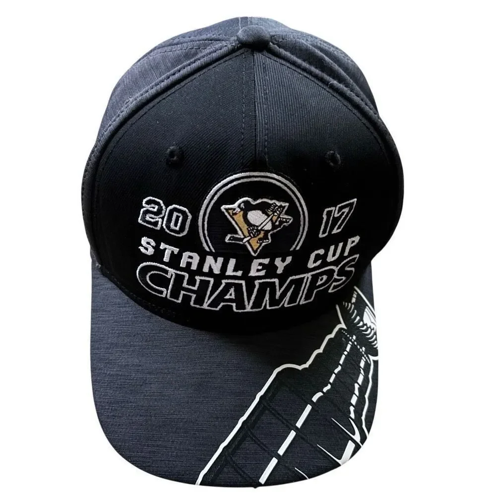Pittsburgh Penguins 2017 Stanley Cup Champs Reebok SnapBack Hat